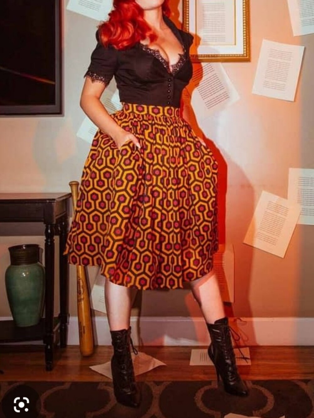 Pinup Girl Couture Hotel Hexagon Long Jun